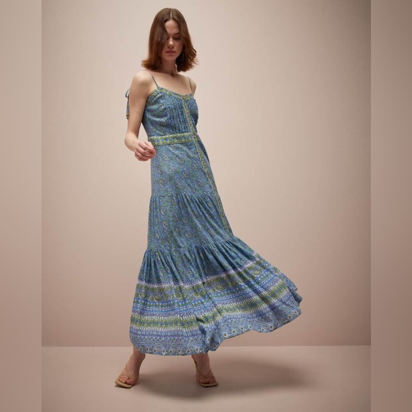 NWT $498 Veronica Beard Windansea Electric Blue Multi Dress - Picture 4 of 10